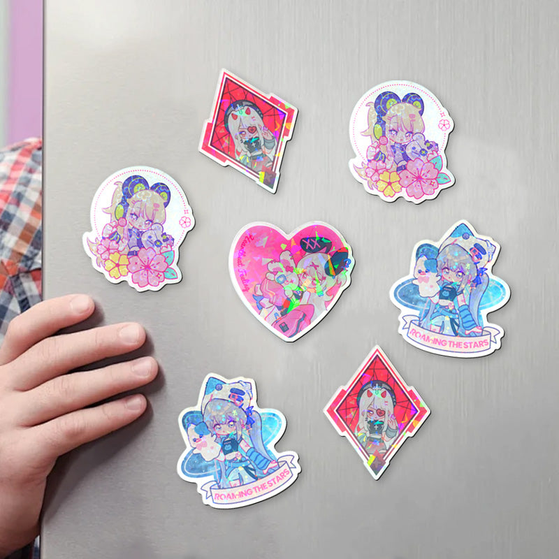 Custom Non Clear Acrylic Fridge Magnets - VOGRACE