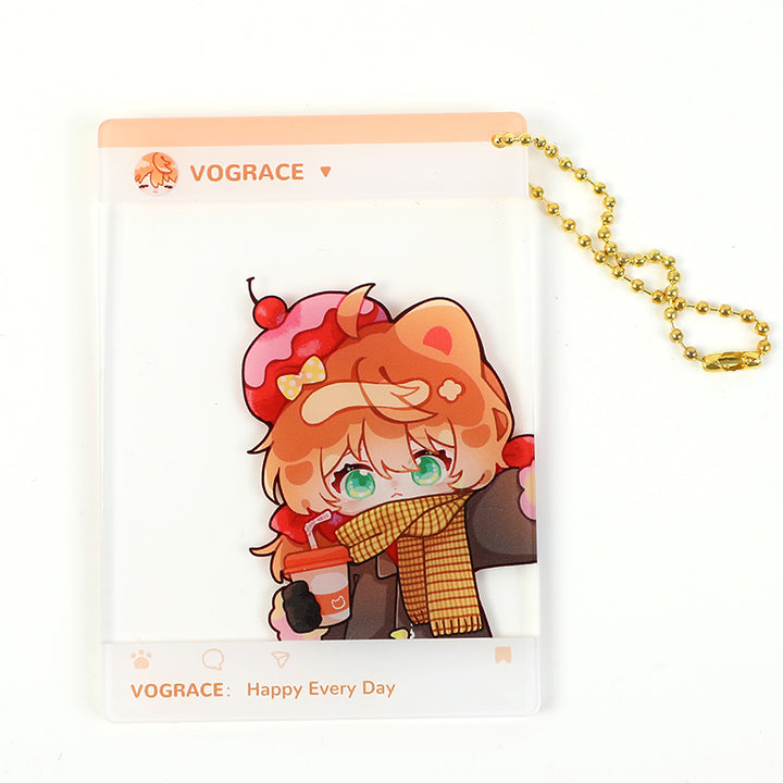 Custom PVC Transparent Cards Clear Business Card Charms - VOGRACE