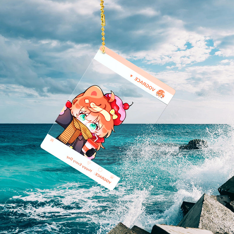 Custom PVC Transparent Cards Clear Business Card Charms - VOGRACE