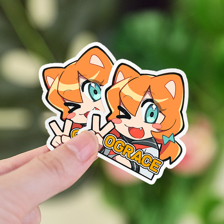 Custom Pearl Paper Stickers