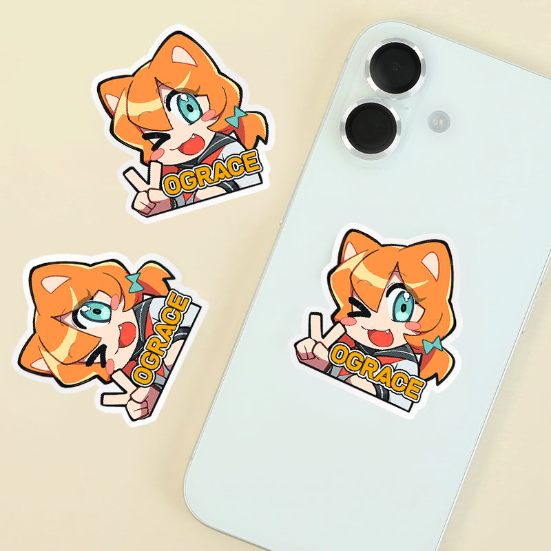 Custom Pearl Paper Stickers