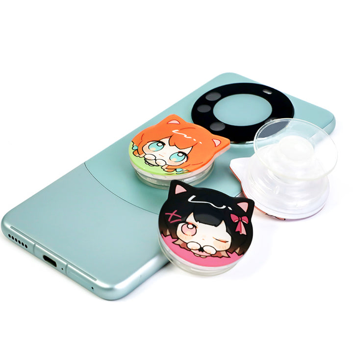 Custom Phone Grip Round Mobile Phone Holder