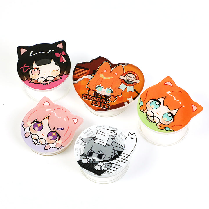 Custom Phone Grip Round Mobile Phone Holder