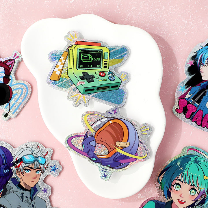 カスタムピクシーダストステッカー