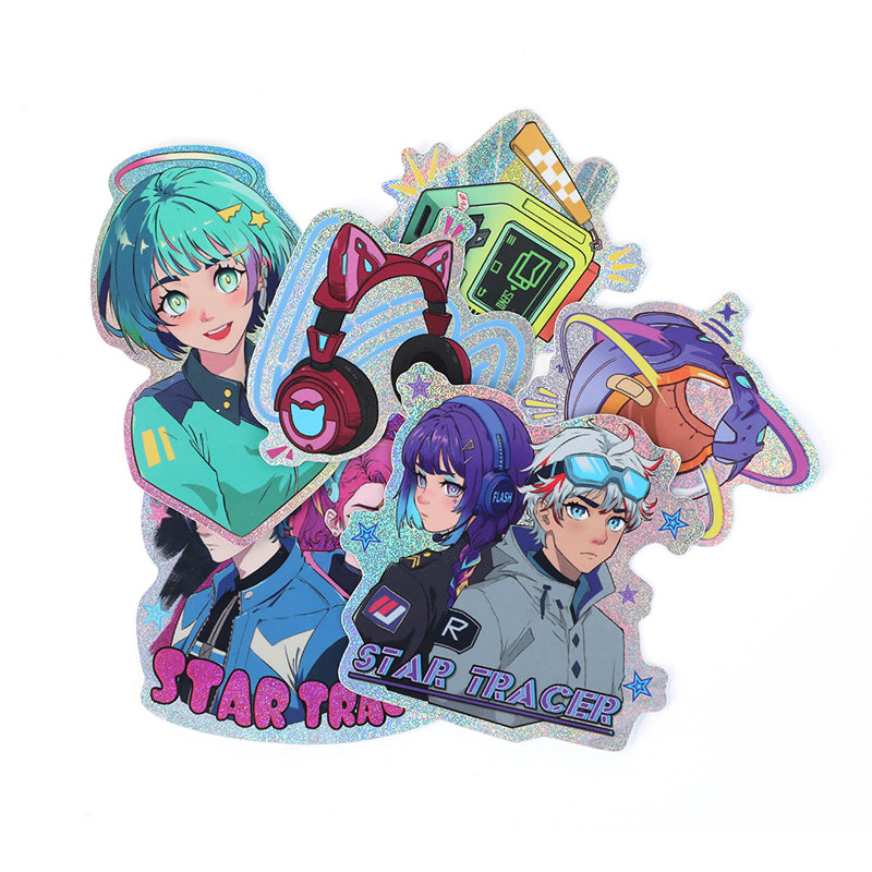 カスタムピクシーダストステッカー