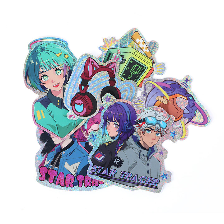 カスタムピクシーダストステッカー