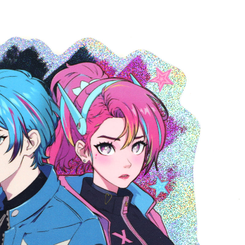 カスタムピクシーダストステッカー