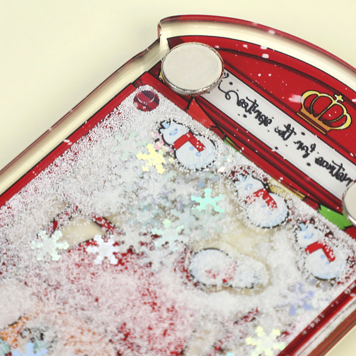 Custom Pre-filled Quicksand Liquid Fridge Magnets