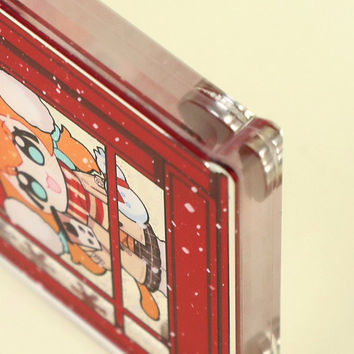 Custom Pre-filled Quicksand Liquid Fridge Magnets