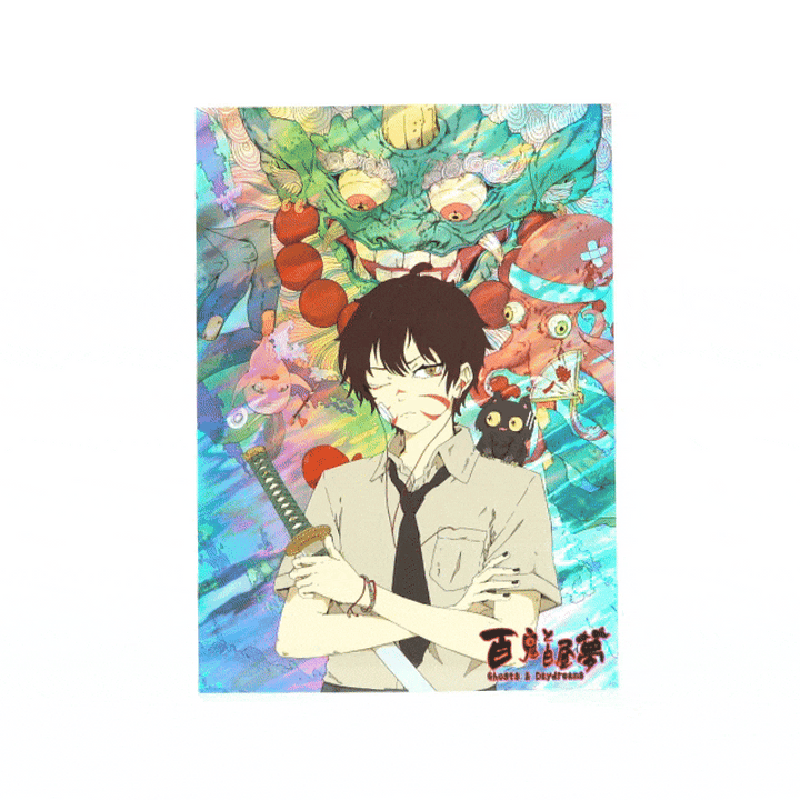 Custom Raised Foil Printing Holographic Thank You Cards Post Card Printing