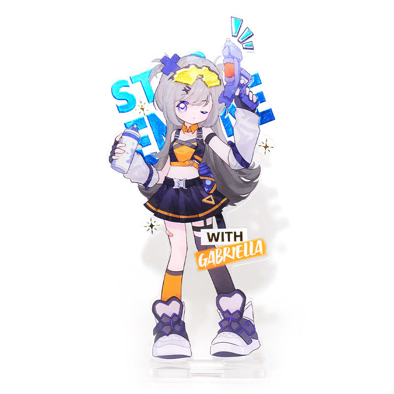 Custom Raised Foil Printing Cold Foil Stamping Acrylic Standees - VOGRACE