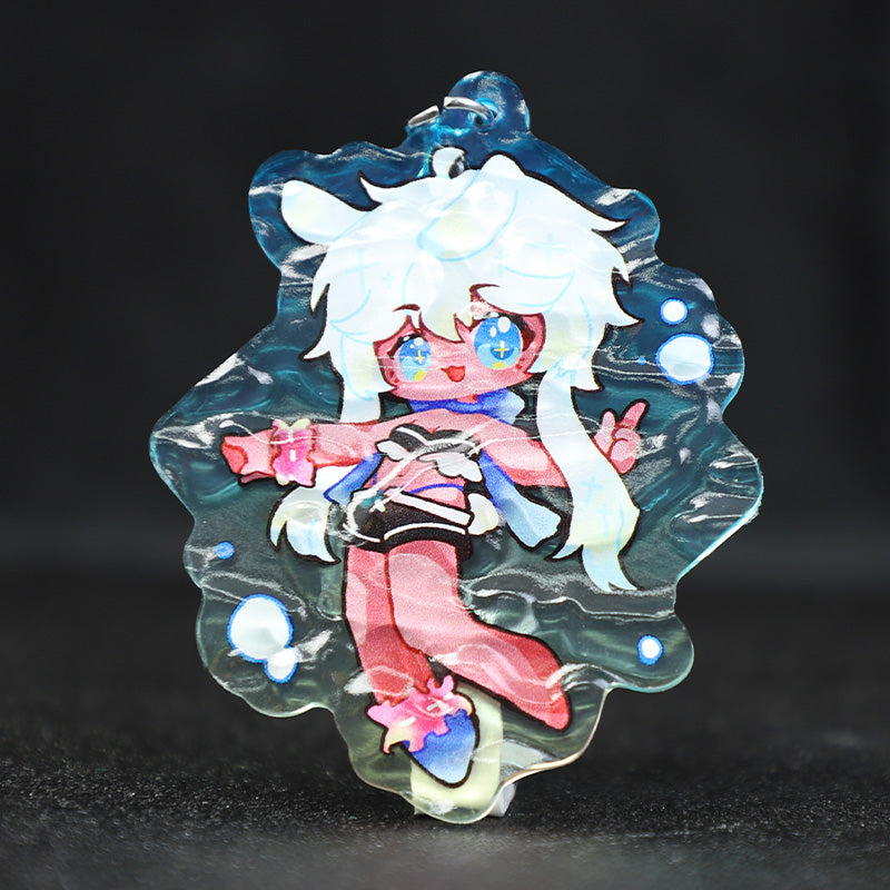 Custom Ripple Acrylic Keychains - VOGRACE