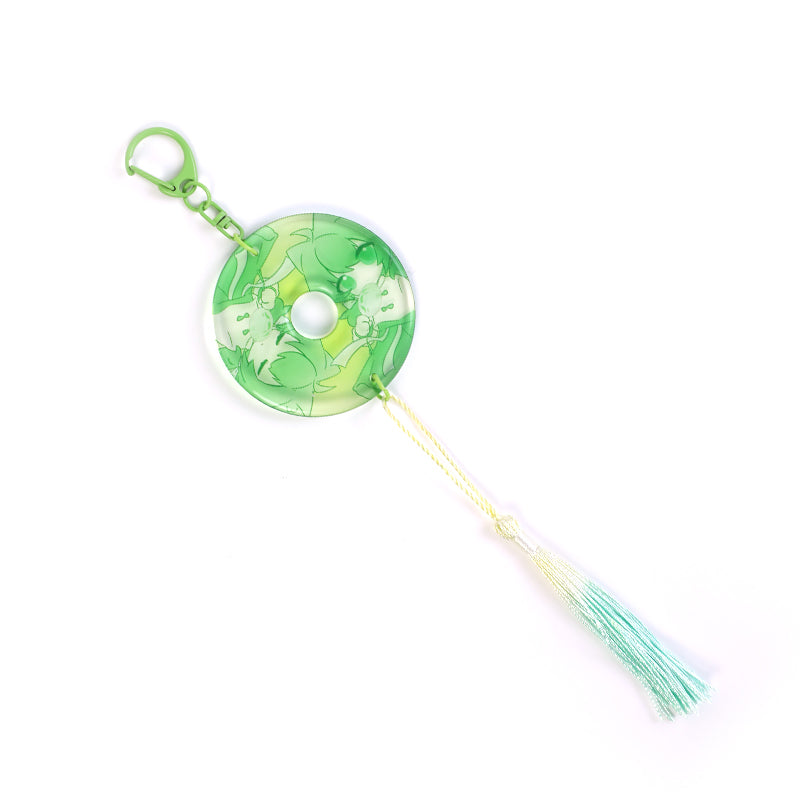 Individuelle abgerundete Schlüsselanhänger aus klarem Acryl