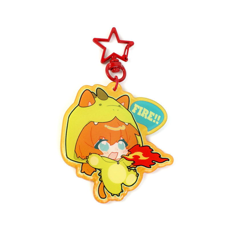 Individuelle abgerundete Schlüsselanhänger aus klarem Acryl