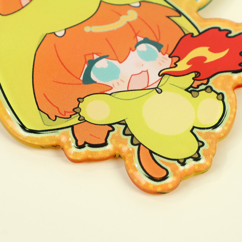 Individuelle abgerundete Schlüsselanhänger aus klarem Acryl