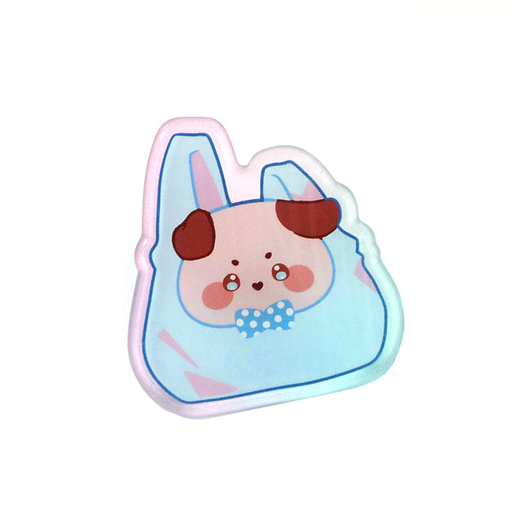 Custom Rounding Clear Acrylic Pins