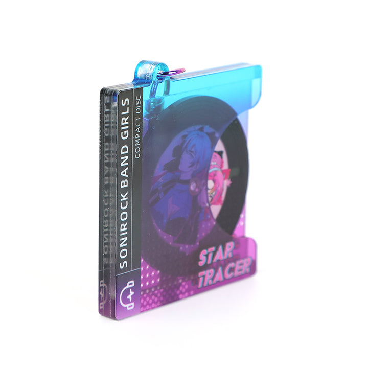 Custom Slide-out Spinning CD Keychains