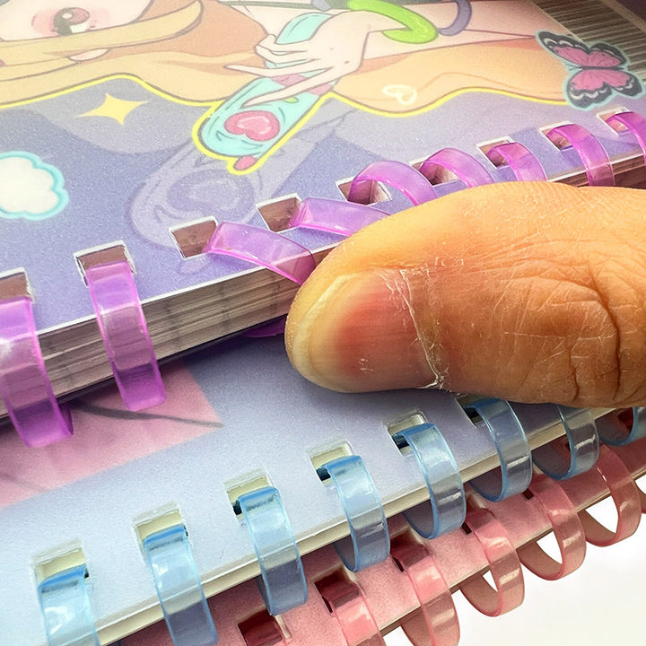 Custom Cold Foil Stamping Soft Ring Notebooks - VOGRACE