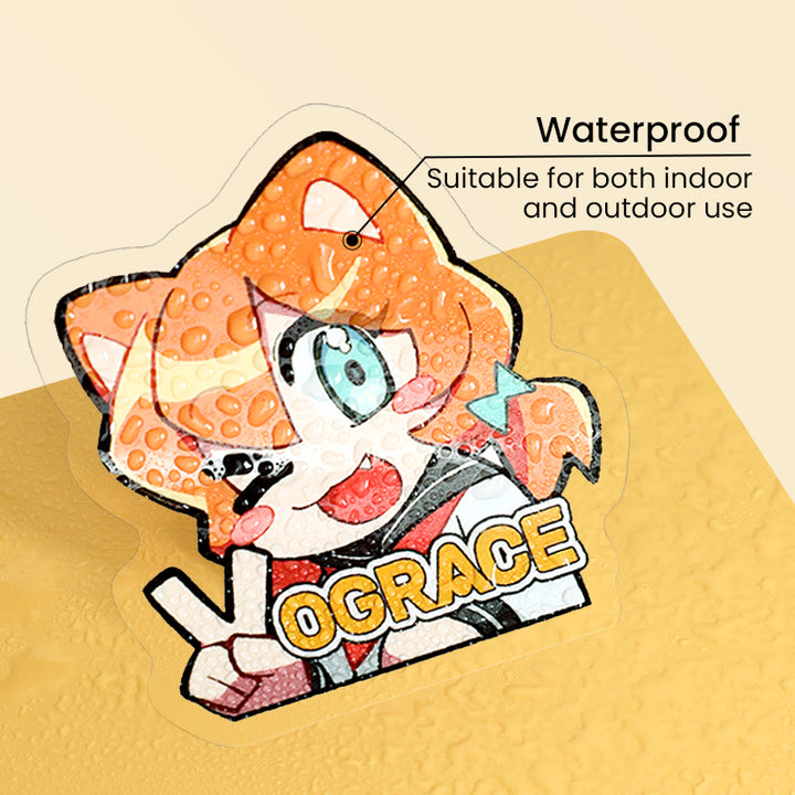 Custom Static Clings Stickers