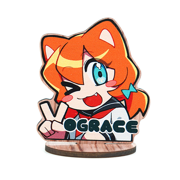 Custom Synthetic Wooden Standees - VOGRACE