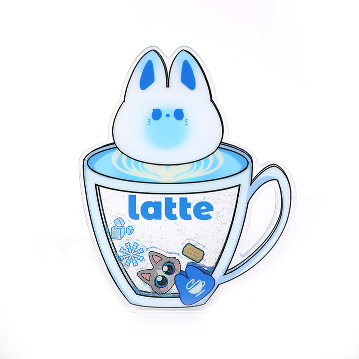 Custom Thicken Pre-filled Quicksand Liquid Acrylic Standees - VOGRACE