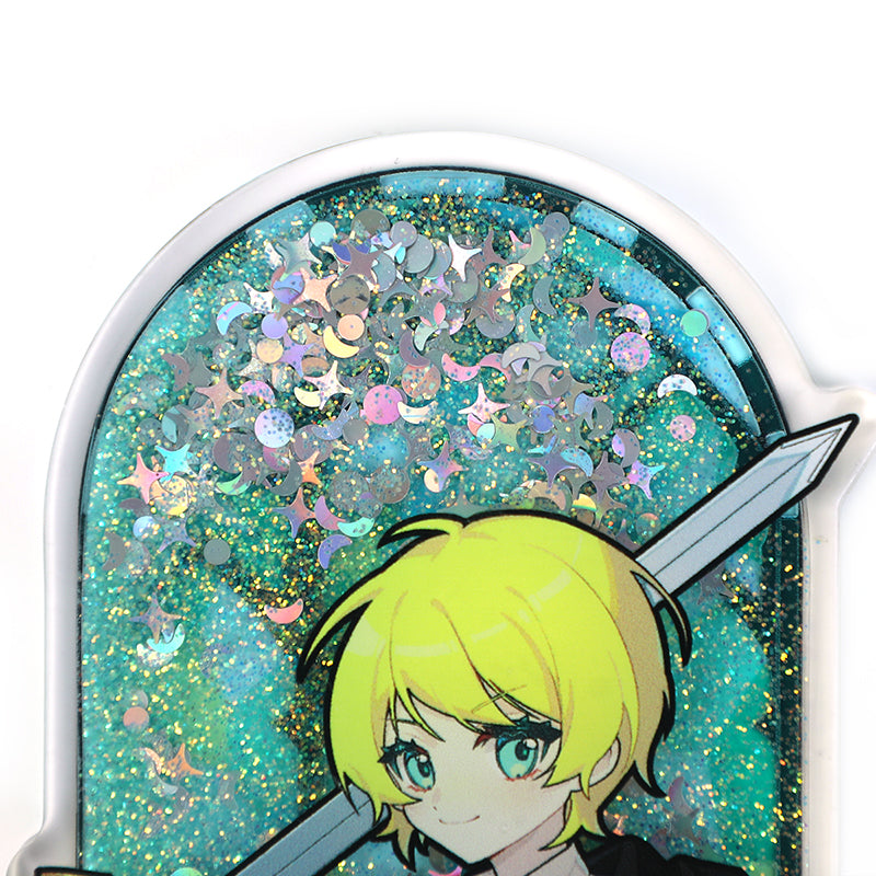 Custom Thicken Pre-filled Quicksand Liquid Acrylic Standees - VOGRACE