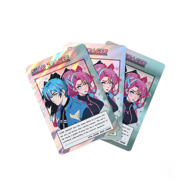 Custom Trading Holographic Cards Personalized Artist TCG Game Cards
