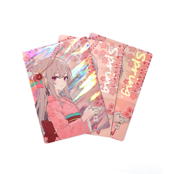 Custom Trading Holographic Cards Personalized Artist TCG Game Cards
