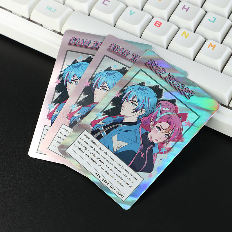 Custom Trading Holographic Cards Personalized Artist TCG Game Cards