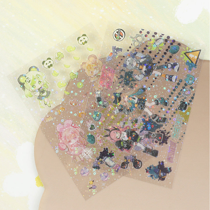 Custom Transparent Clear Stickers Sheets - VOGRACE