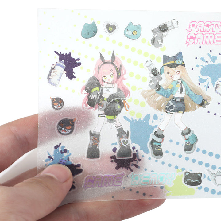 Custom Transparent Clear Stickers Sheets - VOGRACE