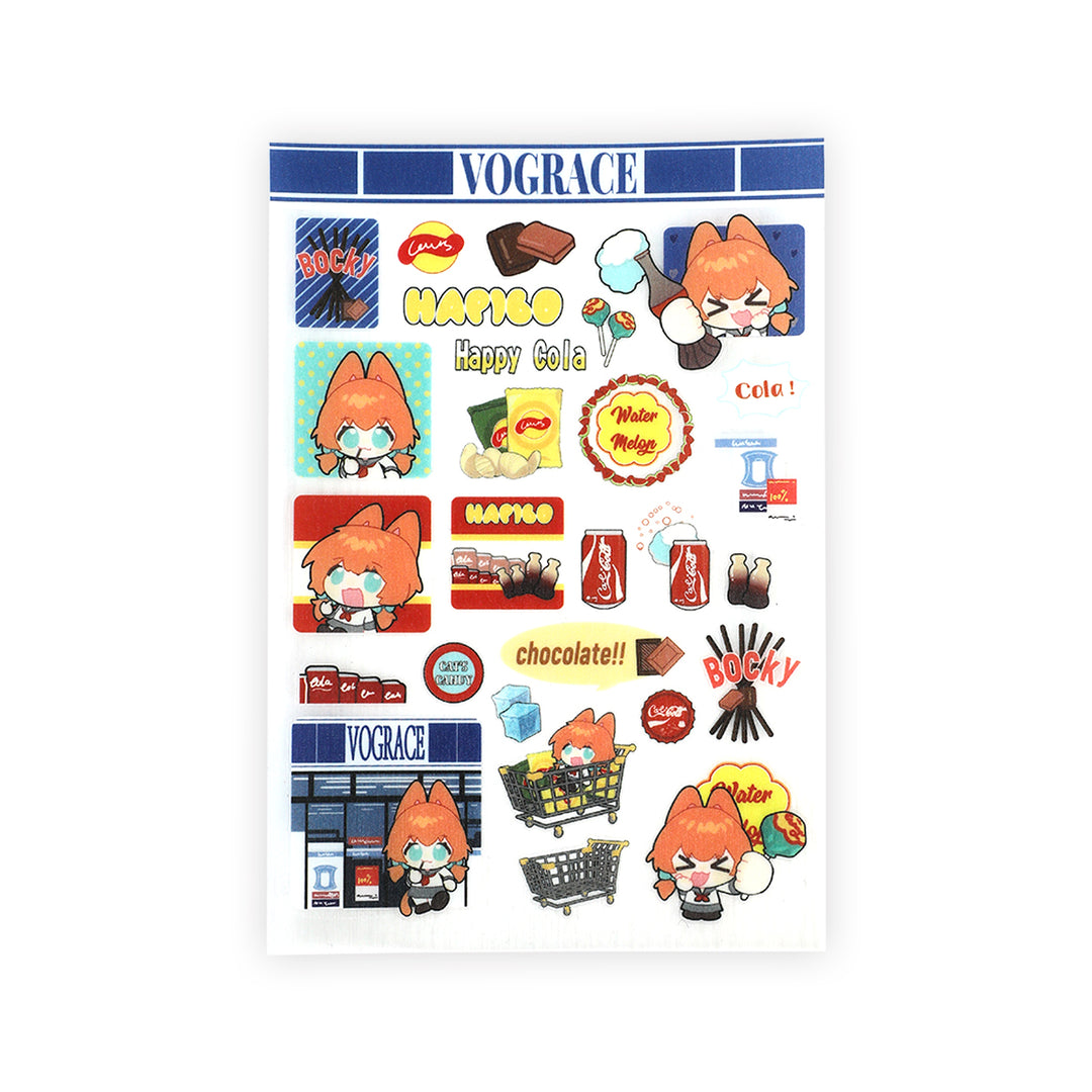 Custom Transparent Clear Stickers Sheets - VOGRACE