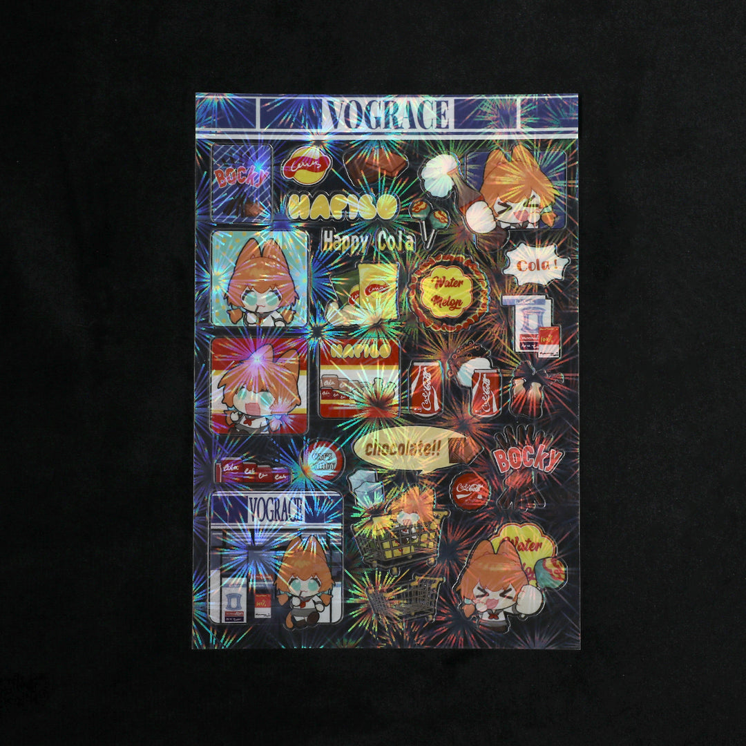 Custom Transparent Clear Stickers Sheets - VOGRACE