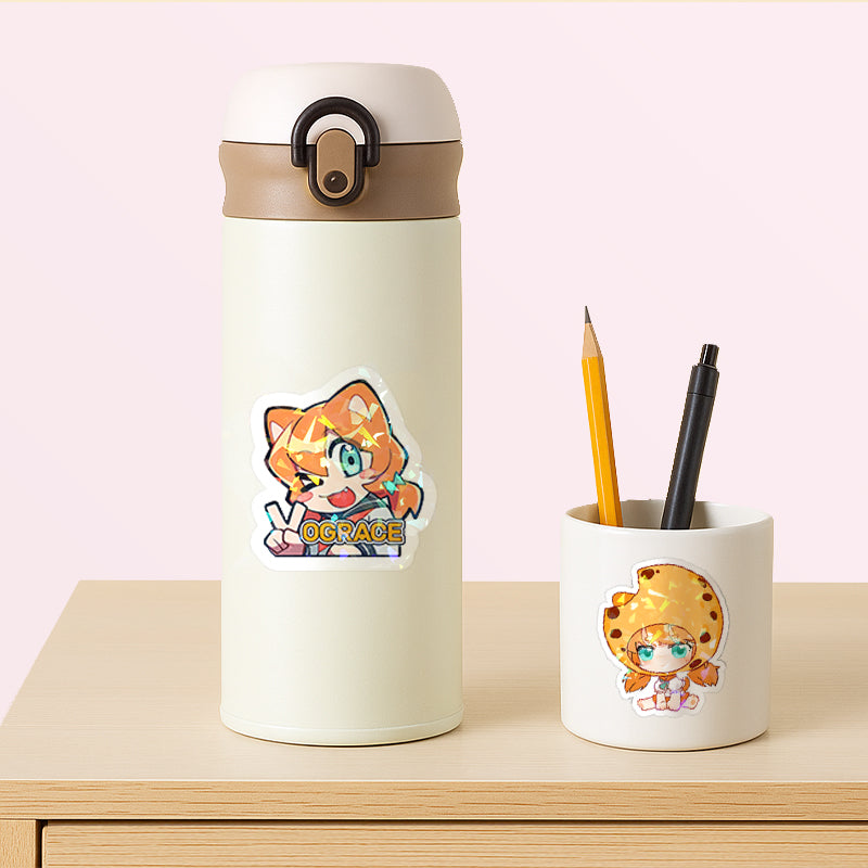 Custom Vinyl Holographic Stickers