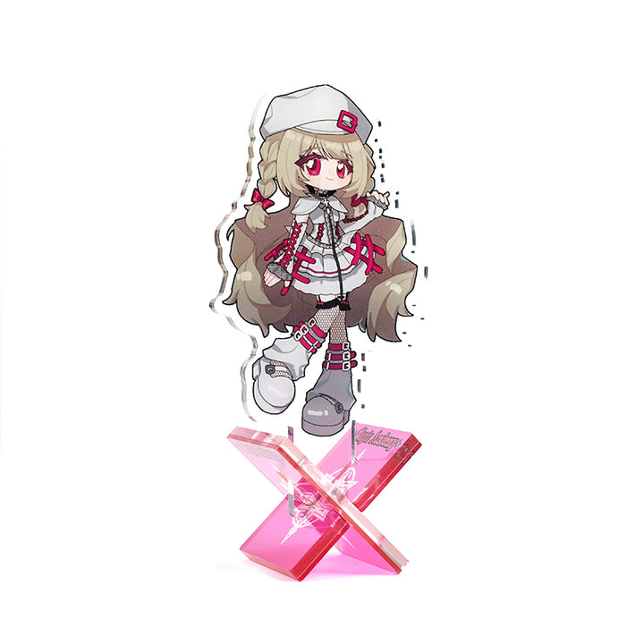 Individuell X-förmige Aufsteller aus klarem Acryl