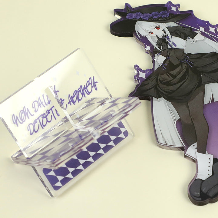 Individuell X-förmige Aufsteller aus klarem Acryl