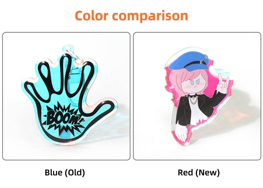 Custom Rainbow Acrylic Pins - VOGRACE