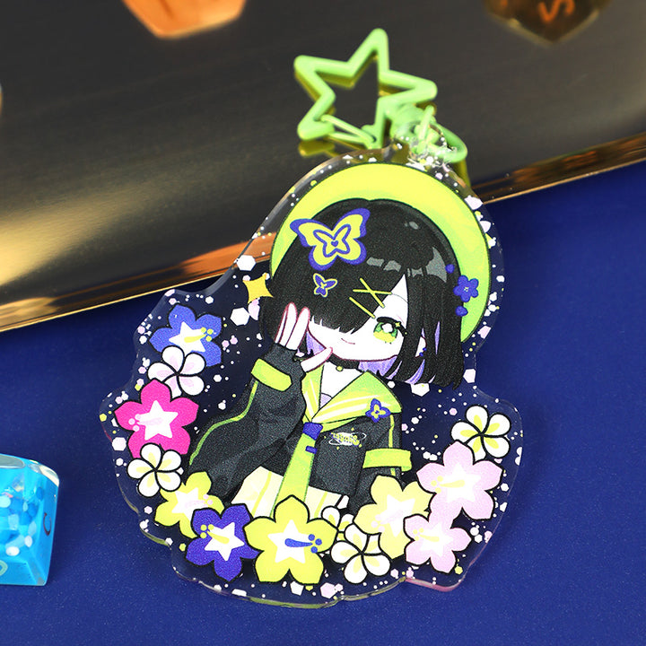 Custom Sequin Acrylic Keychains - VOGRACE