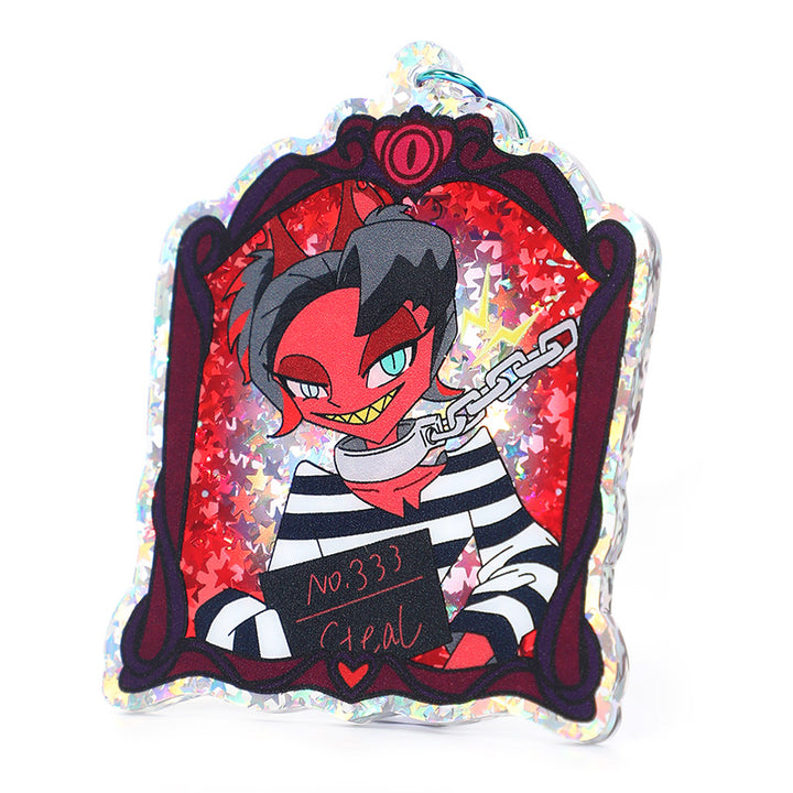 Custom Sequin Acrylic Keychains - VOGRACE