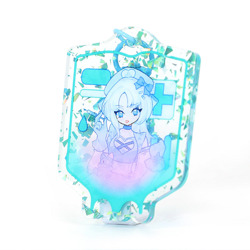 Custom Sequin Acrylic Keychains - VOGRACE