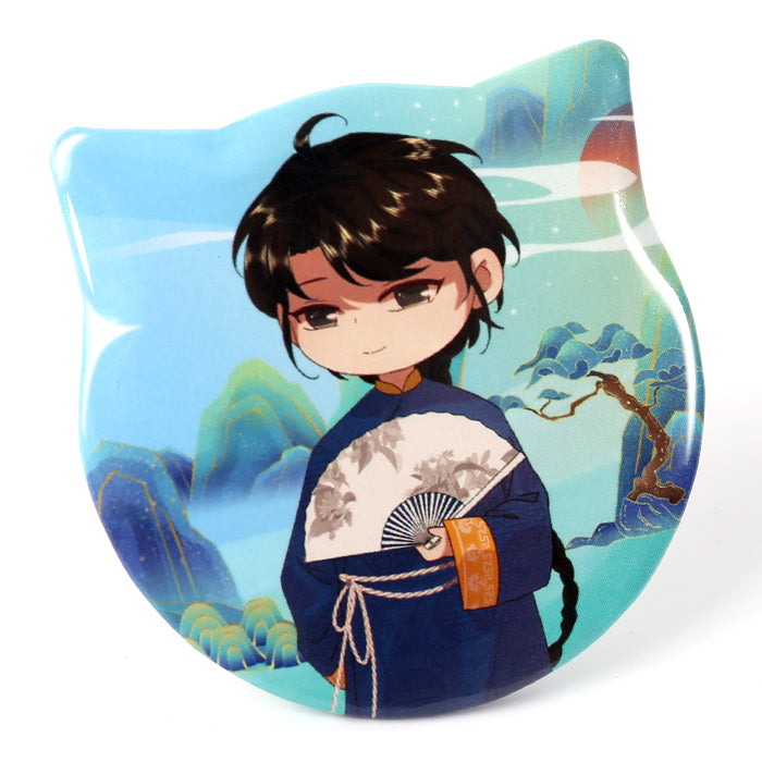 Custom Cat Ear Shapes Button Pins - VOGRACE