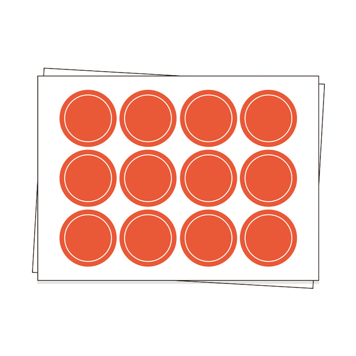 Custom Circle Sheet Labels - VOGRACE