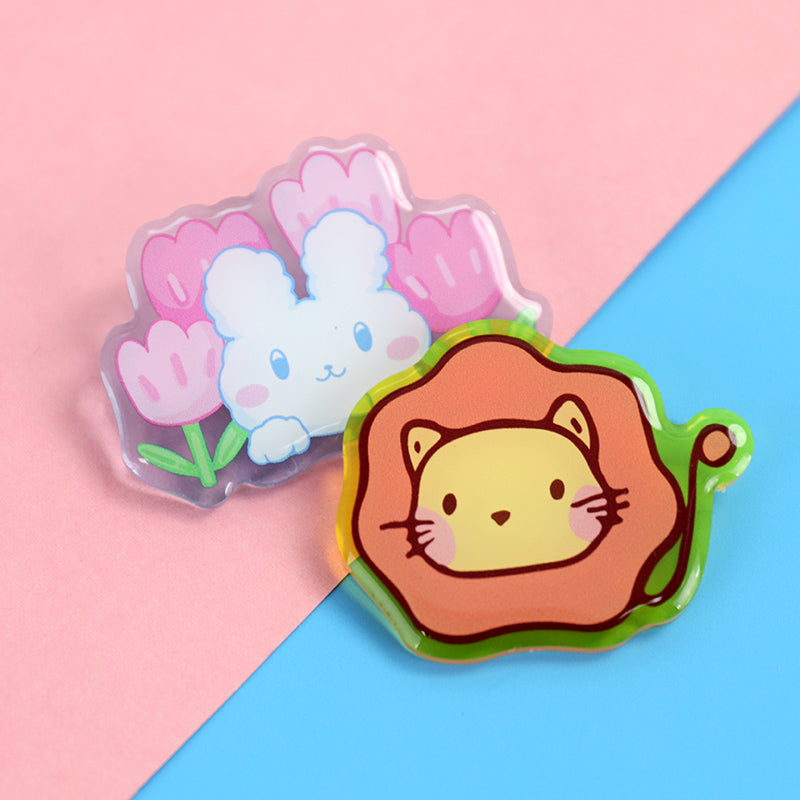 Custom Colored Epoxy Acrylic Pins - VOGRACE