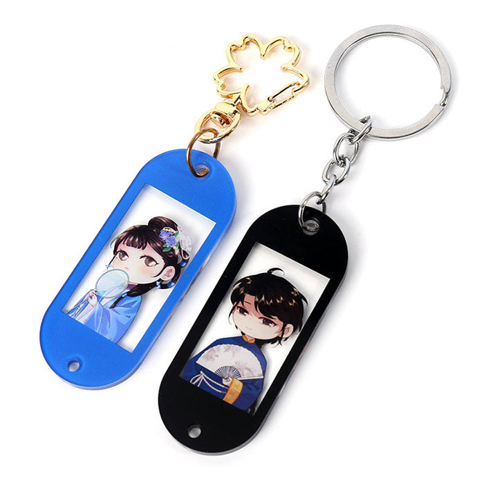 Custom Colored Hotel Motel Acrylic Keychains - VOGRACE