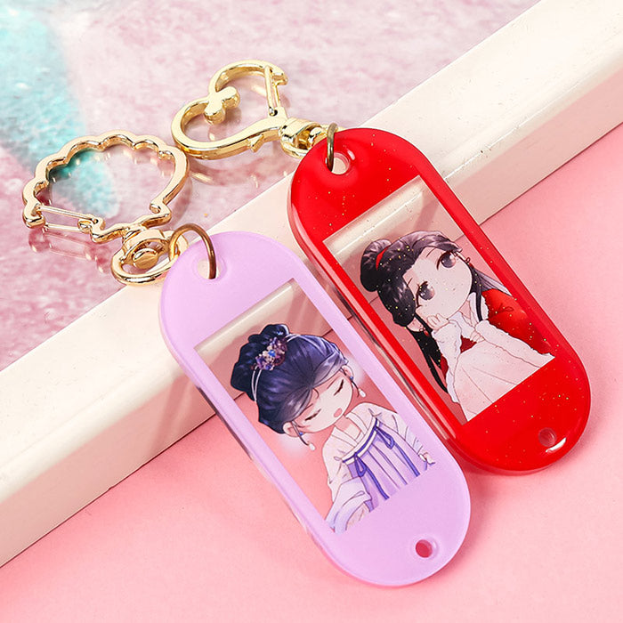 Custom Colored Hotel Motel Acrylic Keychains - VOGRACE