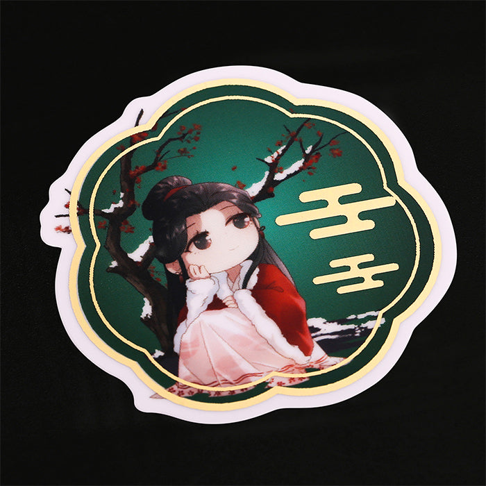 Custom Hot Foil Stamped Stickers - VOGRACE