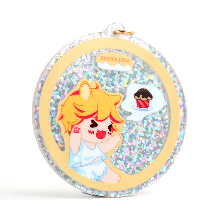 Custom Opaque Holographic Acrylic Keychains - VOGRACE