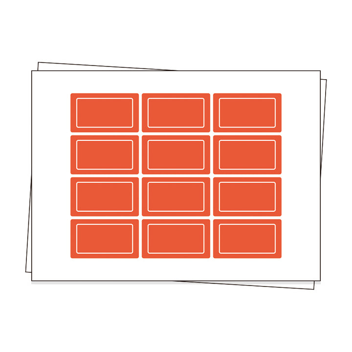 Custom Rounded Corner Sheet Labels - VOGRACE