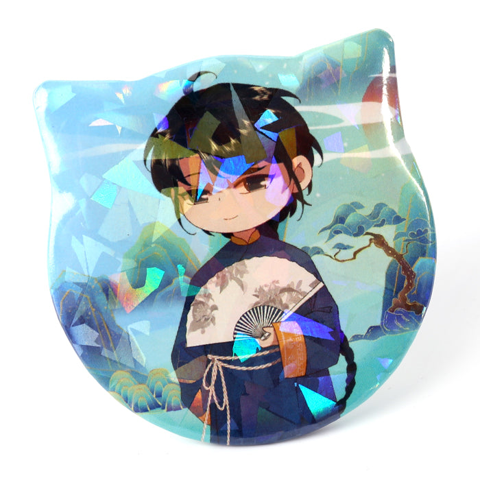 Custom Cat Ear Shapes Button Pins - VOGRACE