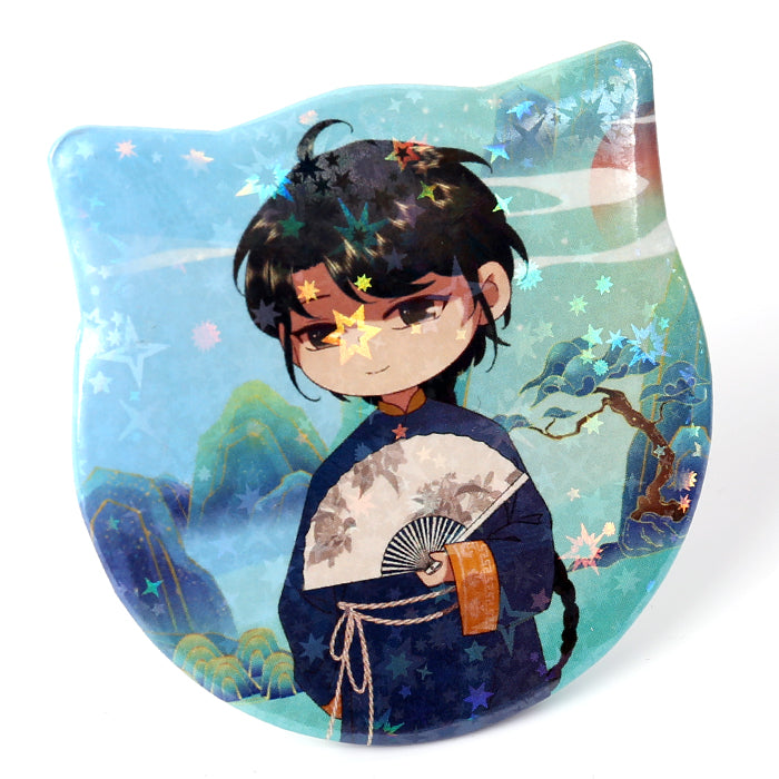 Custom Cat Ear Shapes Button Pins - VOGRACE